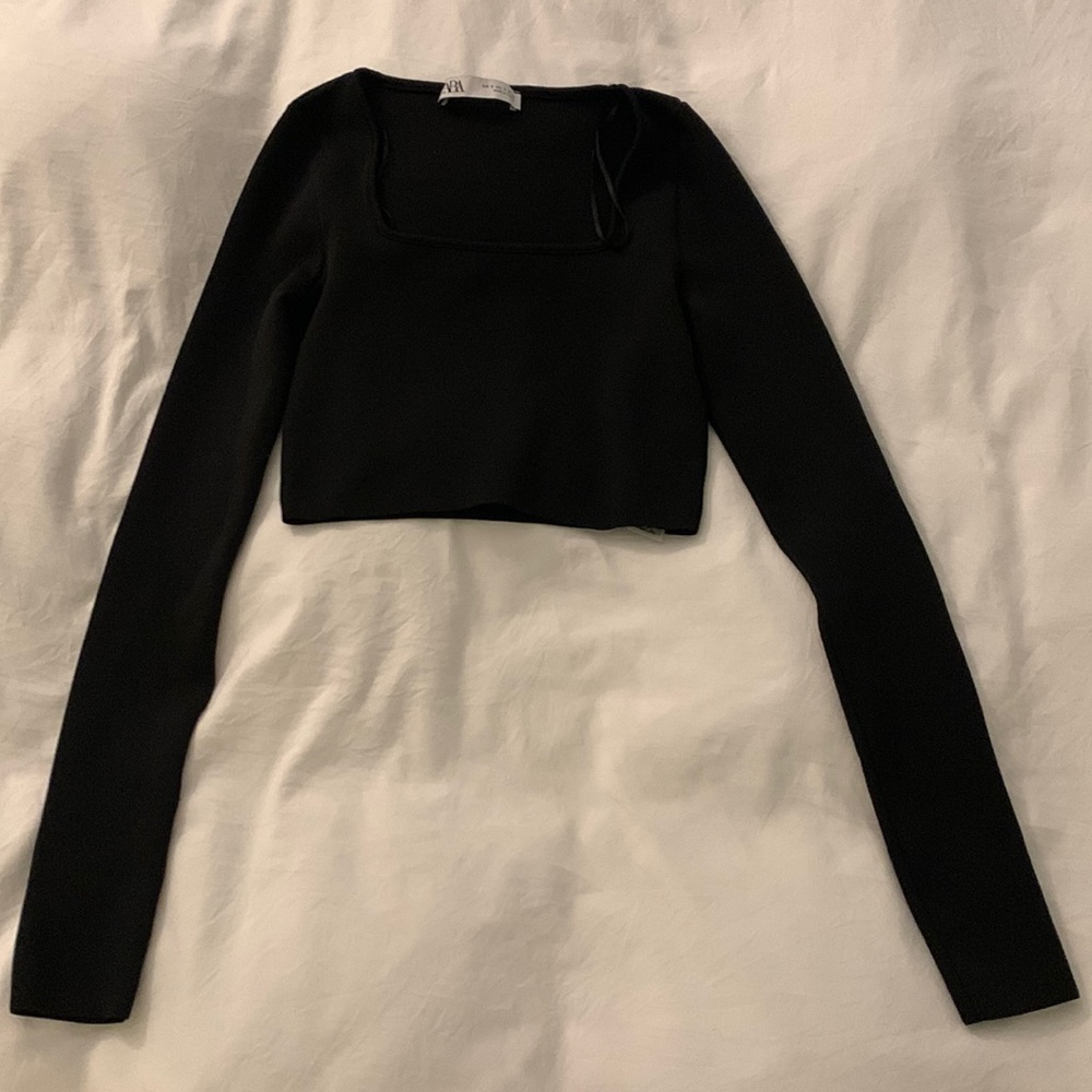 Zara - Boat Neck Top (Long Sleeve)